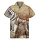 thumbnail image 3 of Camisa hawaiana vintage con retrato de perro para hombre, camisetas de verano de manga corta con estampado 3D de animales y mascotas, camisetas con botones, blusas con solapa, 3 of 5