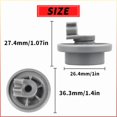 thumbnail image 5 of KLYNE - 4Pack 4581Dd3003B Dishwasher Lower Rack Wheel For Lg Ld6105Tb Ldf6810Bb Ld6090Wb, 5 of 6
