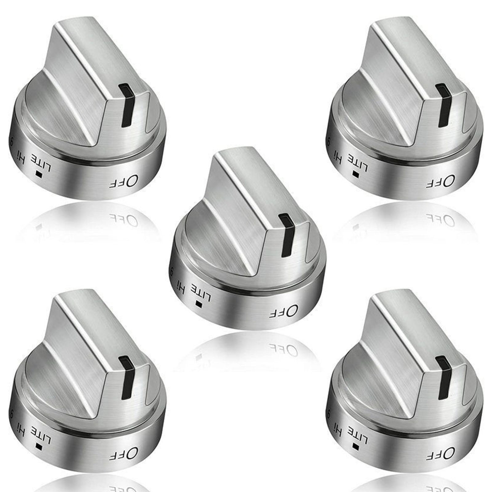 5Pcs WB03X24818 Stove Knob Replacement for JGBS66REK3SS JGBS66REK4SS AP5989029 PS11729081 Stove Accessories