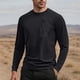 thumbnail image 1 of pstuiky camisa de manga larga para hombre, Camiseta básica de cuello redondo y manga larga de color liso para hombre camisetas de hombre xl, 1 of 5