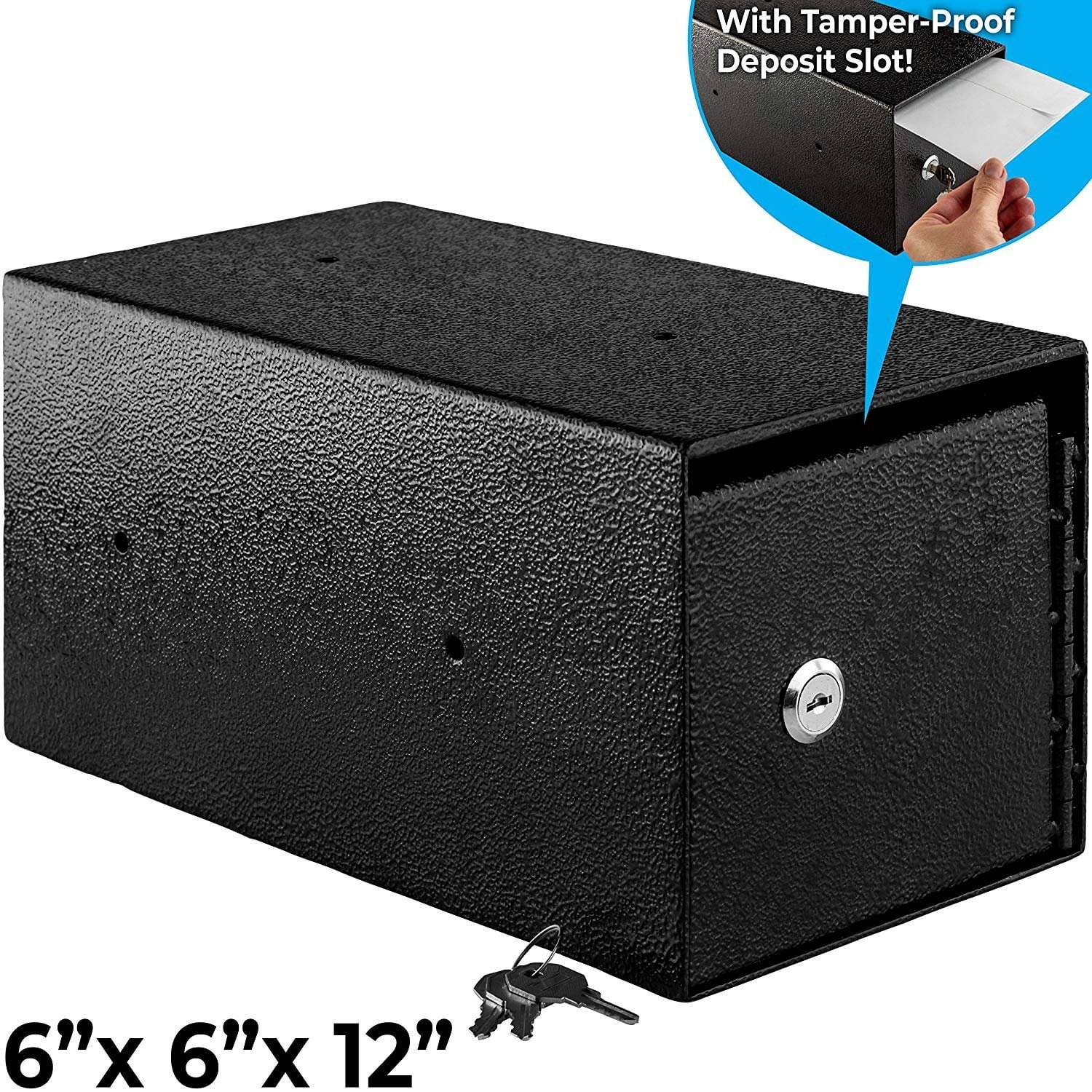 Mountable Cash Drop Box with TamperProof Slot. Great as a Key