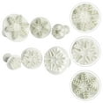 thumbnail image 5 of WEAVILUX 6-Pack Flower and Snowflake Silicone Molds for Baking, Embossing, Cutting - Cake Decorating Tools for Home Bakers & Parties, 5 of 5