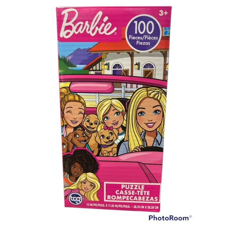 Puzzle Barbie scintillante, 100 Pezzi