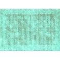 thumbnail image 1 of Ahgly Company Indoor Rectangle Persian Turquoise Blue Traditional Area Rugs, 5' x 7', 1 of 4