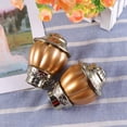 thumbnail image 3 of 2 Pcs Window Curtain Rod End Pumpkin Design Window Pole Finals Rod End Head Caps 28mm, 3 of 8