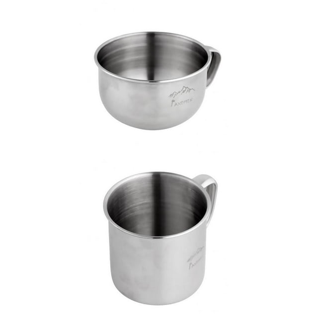 Tazas de material acero Inoxidable de 2 Piezas, Taza de Y Té con , Tazas a Prueba de Roturas