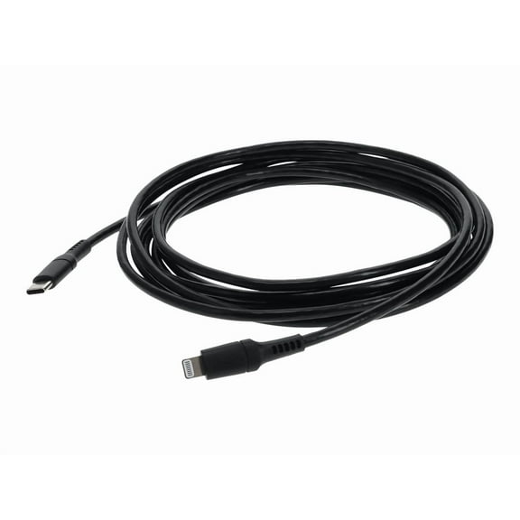 AddOn 2.0m [6.6ft] USB 3.1 Type [C] Male to  Male Sync and Charge Black Cable (usbc2lgt2mb)