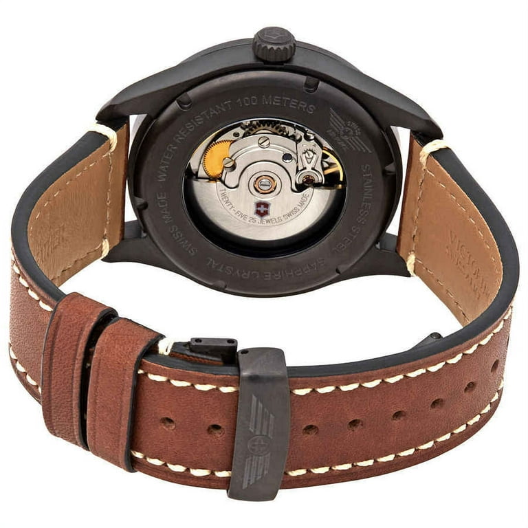 Victorinox Airboss Automatic Black Dial Men's Watch 241821