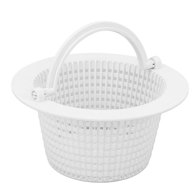 Pool Filter Basket, 2 Pcs Pool Skimmer Basket Long Lasting Plastic for Pool