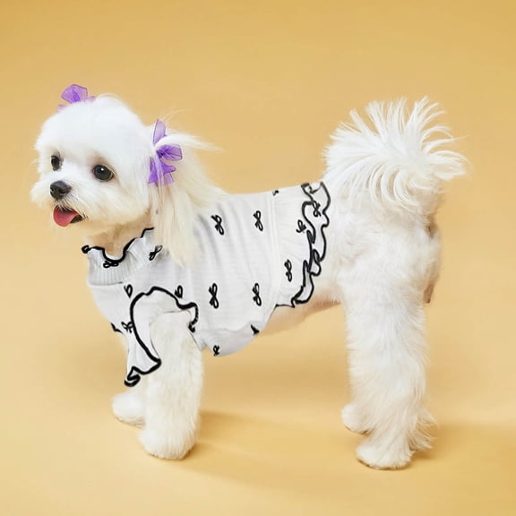 Pet's Clothes Christmas Cute Pet Dress For Cats And Dogs Soft Breathable Summer Outfits Comfortable Lightweight Design Puppy Apparel