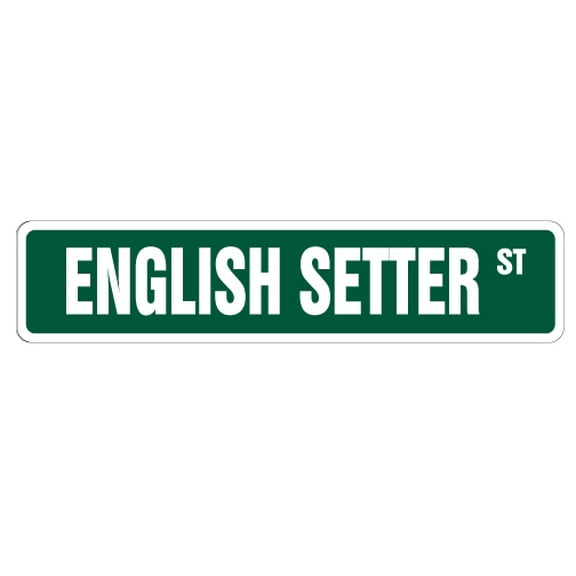 English Setter Street [3 Pack] of Vinyl Decal Stickers