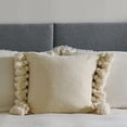 thumbnail image 3 of Main + Mesa 18" Square Cotton Chenille Throw Pillow with Tassels, 3 of 6