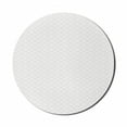thumbnail image 1 of Vintage Mouse Pad for Computers, Classical Simplistic Modern Pattern with Squares Dotted Lines Geometrical Design, Round Non-Slip Thick Rubber Modern Mousepad, 8" Round, Grey White, by Ambesonne, 1 of 2