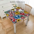 thumbnail image 2 of BANET Driver License Tablecloths, Square Tablecloth New Drive Table Cover for Kids Theme Dinner Table Supplies White, 2 of 7