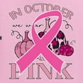 thumbnail image 6 of Wild Bobby In October We Wear Pink Pumpkin Cheetah Print Breast Cancer Awareness Women Graphic Tee, Light Pink, XX-Large, 6 of 6