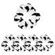 thumbnail image 1 of Hair Tie Ring Cow Pattern Hair Rings Hair Accessories Multi Color Hair Holding 5Pcs, 1 of 4