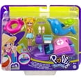 thumbnail image 6 of Polly Pocket Water Ski Splash Playset Pack with Boat, Doll, Dolphin, Turtle & Accessories, 6 of 6