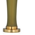 thumbnail image 3 of Gild Design House Camila 26" Green Glass Table Lamp, 3 of 6