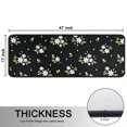 thumbnail image 5 of Kitchen Rugs Sets Of 2,Pioneer Flower Floral Print Pattern Anti Fatigue Kitchen Mat Rugs Non Slip Washable,Decorative Kitchen Floor Mats for Kitchen,Sink,Laundry,17"x47"+17"x47", 5 of 5