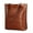 Brown, variant on Vintage Genuine Leather Tote Shoulder Handbag for Woman with Adjustable Handles