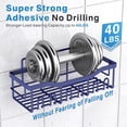 thumbnail image 4 of Shower Caddy 5 Pack,Adhesive Shower Organizer for Bathroom Storage&Home Decor&Kitchen,No Drilling,Large Capacity,Rustproof Stainless Steel Bathroom Organizer,Shower Shelves for Inside Shower, 4 of 5