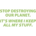 thumbnail image 3 of CafePress - Stop Destroying Our Planet Large Mug - 15 oz Ceramic Large White Novelty Mug, 3 of 4