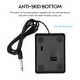 thumbnail image 4 of 6.35mm Interface Compact Sustain Pedal Universal Single Pedal for Musical Instruments Portable Roll Up Piano Electronic Keyboard Elctronic Roll Up Drum, 4 of 10