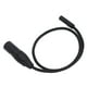 thumbnail image 3 of Cable XLR hembra de 3,5 mm a macho, evita interferencias, cable adaptador XLR estéreo de 3 pines silencioso para micrófono mezclador de 19,7 pulgadas, 3 of 12