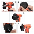 thumbnail image 3 of Tereitr Angle Grinder with 2 Batteries & Charger,12V Cordless Handheld Angle Grinder, 3.0-Inch Brushless Cut-Off Tool, Electric Polisher/Grinder for Metal, Tile, and PVC Cutting, 3 of 9