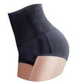 thumbnail image 2 of HUPOM Silk Panties Womens Underwear High Waist Casual Tie Comfort Waist Black L, 2 of 5