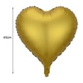 thumbnail image 6 of sunsanly 50Pcs/Set 18-inch Party Balloon Metallic Love Heart/Star Shaped Aluminum Foil Wedding Party Decor Latex Balloon Party Supplies, 6 of 8