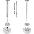 thumbnail image 2 of WEUVEB Snap Fasteners Stainless Steel 25Sets Round 0.5x0.5x0.2in, 2 of 8