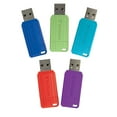 thumbnail image 5 of Verbatim PinStripe 32GB USB 2.0 Flash Drives Assorted Colors 5/Pack (70055) 24337402, 5 of 8