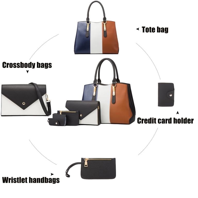 Amazon.com: Women Fashion Handbags Wallet Tote Bag Shoulder  4051 Purses Crossbody Shoulder Handbags Top Handle Satchel Tote Bag Wallet main image 1