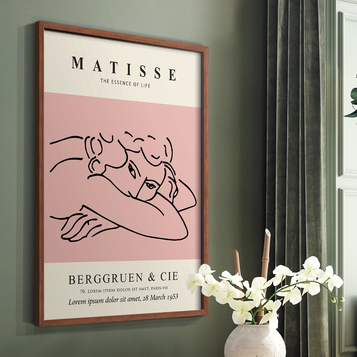 Matisse LI Framed Print - Solid Wood