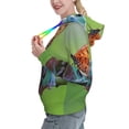 thumbnail image 2 of Sigee Butterfly Landing On Head Dumpy Frog for Women's Pullover Hoodie Sweatshirts Adult Casual Long Sleeve Sweatshirts ,Sizes S-2XL-Medium, 2 of 7