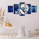 thumbnail image 3 of Cuadros Decorativos 5D Diamond Painting 5 Paneles Anime DIY Full Round Drill Mosaic Set (Y563) Tmvgtek embutido en tela, 3 of 6