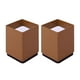 thumbnail image 2 of Elevadores de muebles Sunnimix para cama sofá refrigerador 4x 6x10cm Negro, 2 of 8