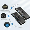 thumbnail image 3 of AOOOWER 4K60Hz HDTV Compatible KVM Switcher 4xUSB3.0 EasyTransition Between 2 Computers, 3 of 7