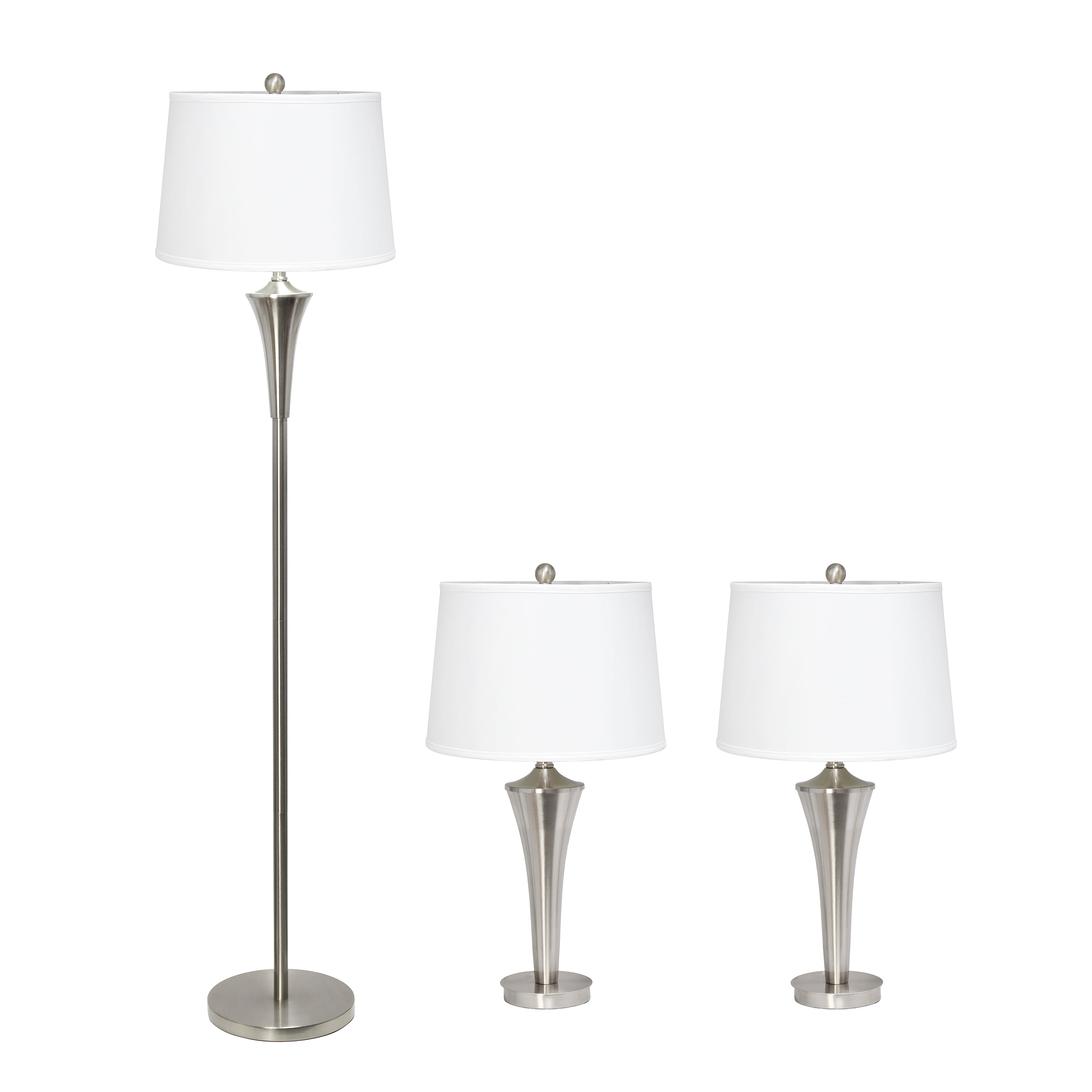 Elegant Designs Tapered 3 Pack Lamp Set, How To Transform A Table Lamp