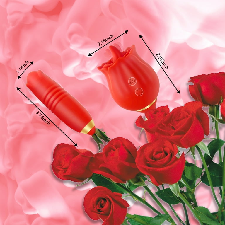 MonNn Rose Toy Vibrator for Women - 3 in 1 Clitoral Stimulator Tongue Licking & Vibrating & Thrusting G Spot Dildo with 10 Modes, Rose Adult Sex Toys Games for Female - Walmart.com MonNn Rose Toy Vibrator for Women - 3 in 1 Clitoral Stimulator Tongue Licking & Vibrating & Thrusting G Spot Dildo with 10 Modes, Rose Adult Sex Toys Games for Female - Walmart.com