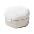 thumbnail image 1 of Dvruxg Denture Case - Portable Leakproof False Teeth Container Denture Cup With Lid, Portable Denture Cup | Denture Bath Case, Waterproof Dentures Case, Denture Container for Home, Offices, 1 of 5
