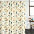 thumbnail image 2 of Watercolor Flowers Bathroom Shower Curtains with 12 Hooks Polyester Waterproof Shower Curtain for Stalls and Bathtubs Farmhouse Wild Floral Plants Decorative Bathroom Privacy Curtain 36x72 Inches, 2 of 9