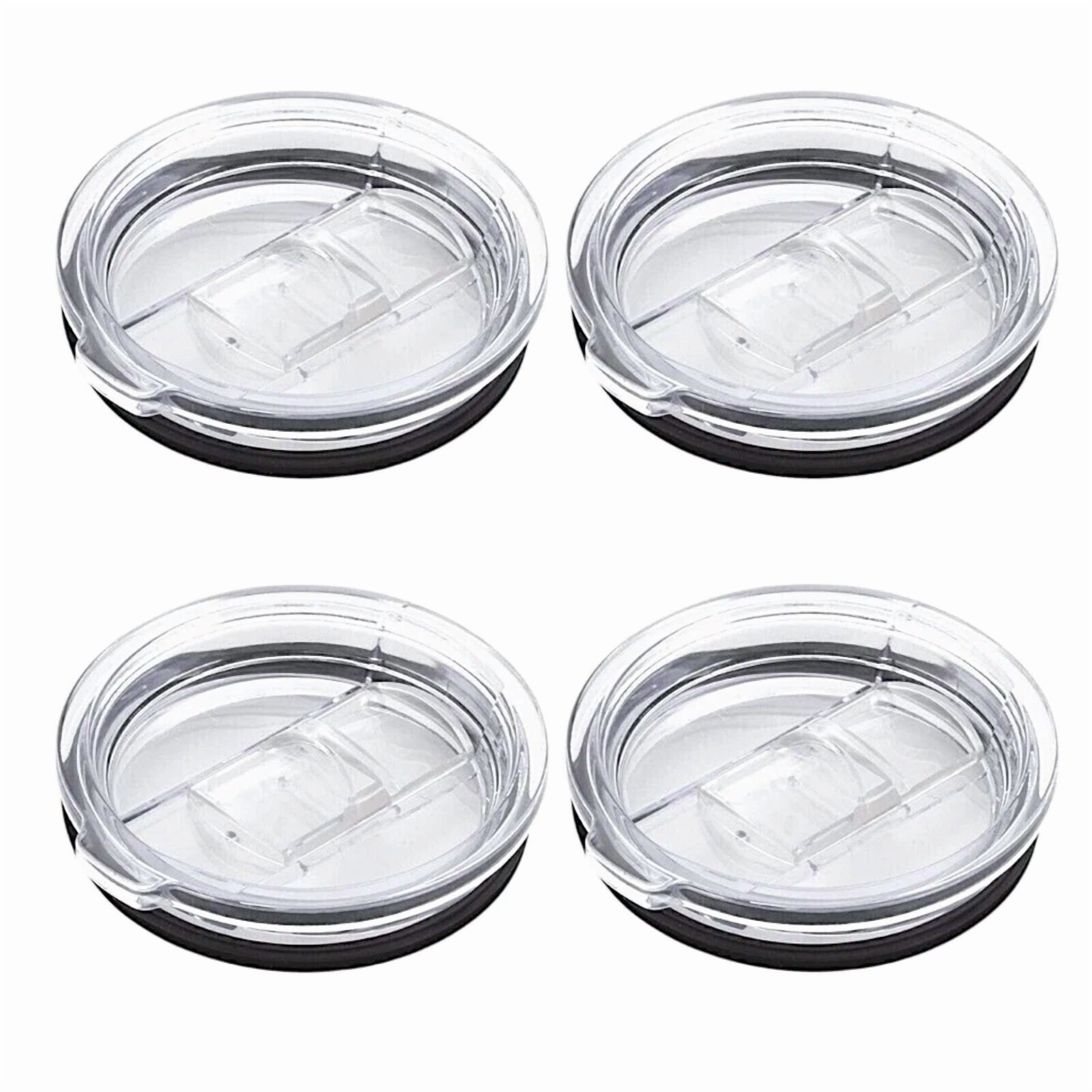 CRESTIN- [4-Pack] 30Oz 40Oz Slide Top Lid Fits Yeti Rtic Ozark 3.75" 4-Pack Replacements