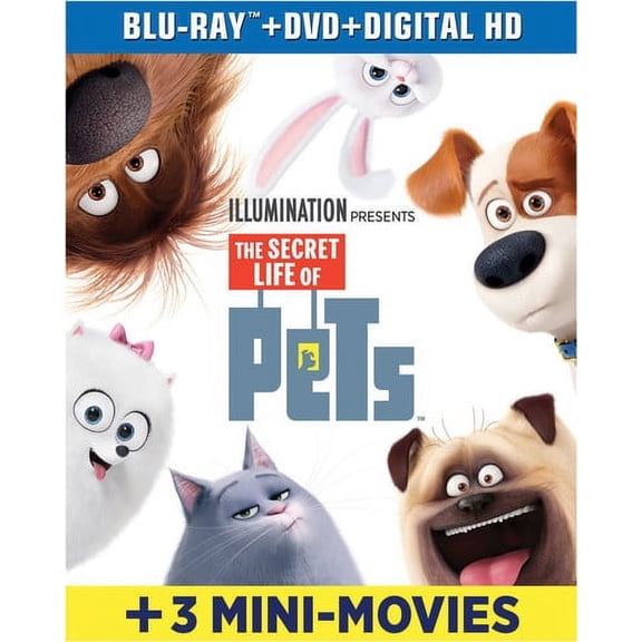 The Secret Life of Pets (Blu-ray DVD Digital Copy)