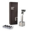 Every Man Jack Chrome Razor Handle for Men, Stand and 4 Refill Cartridges