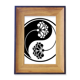 thumbnail image 1 of El budismo budista Yin Yang flor Marco de imagen marco de escritorio, 1 of 4