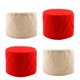 thumbnail image 1 of Paquete de 4 de para Taburete de Bar para Reposapiés de 28 Cm / 11 Pulgadas de Diámetro Sunnimix Funda de taburete redonda, 1 of 7