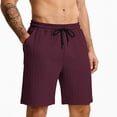 thumbnail image 2 of EOYWHK Men Shorts Athletic for Men Casual Elastic Waist Athletic Shorts for Men Soft Lightweight Breathable Shorts for Basketball Running Gym Active Red XXXL, 2 of 9