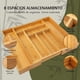 thumbnail image 3 of Organizador de Cubiertos, Portacubiertos de Cocina con 8 Compartimentos para Ayudarle a Organizar su Desordenada Cocina, Impermeable, Utensilios Deguardar Cuchillos, Cucharas., 3 of 7
